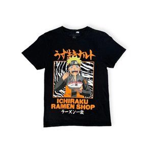 Naruto Shippuden Collection Ichiraku Ramen Shop Anime T-Shirt Size S